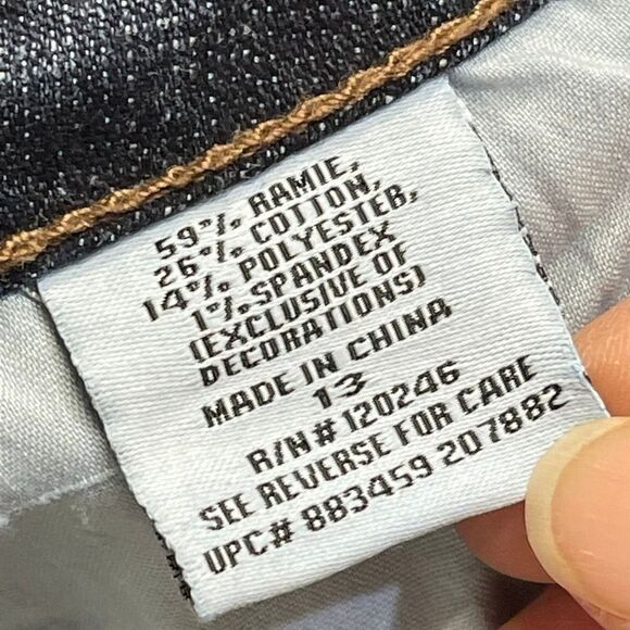 Bongo womens /jr. Flare jeans sz 13 cowgirl rodeo Equestrian Riding Y2K - Picture 12 of 12